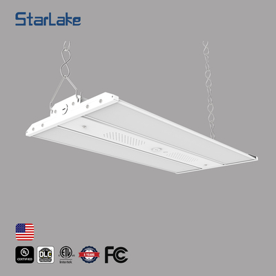 Dimmable 400W LED Linear Highbay Light 5000K CRI Suspendido Instalação 13000lm