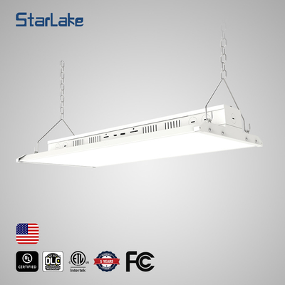 Lâmpada LED linear suspensa 160W 225W 300W 3CCT 3Poder ajustável 150LM/W