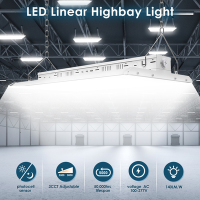 Lâmpada LED linear com sensor de movimento 80-400W