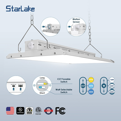 Lâmpada de alta tensão linear de LED 80W 100W 120W Material de alumínio