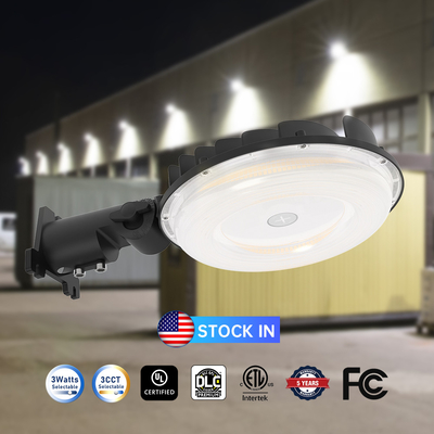Lâmpada de celeiro LED de 100W 12000 lumens Sensor de célula fotovoltaica de amanhecer a amanhecer IP65 UL DLC cUL aprovado