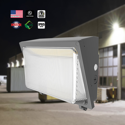 OEM FCC UL 30W-120W LED Wall Pack Light 140lm/W 3CCT Ajustável para caminho de docas de carga