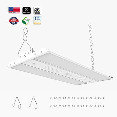 EUA Armazém LED High Bay Lights 200W 300W 3Cct Ajustável Iluminação Industrial Commercial High Bay Shop Light