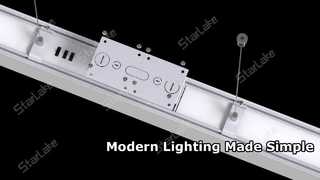 Soluções modernas de iluminação linear arquitetônica LED